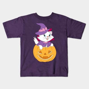 Halloween Cat Kids T-Shirt